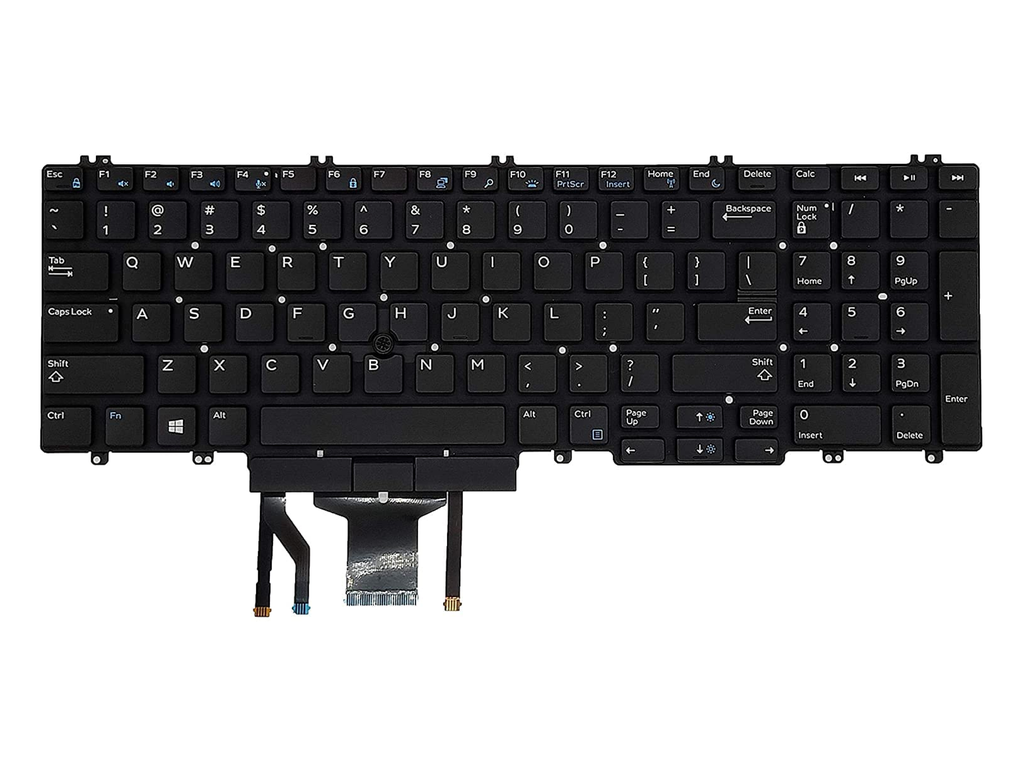 Dell Precision 7540 - Backlight - US Layout Keyboard