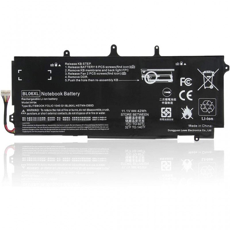 HP EliteBook Folio 1040 G0 - BL06XL Battery